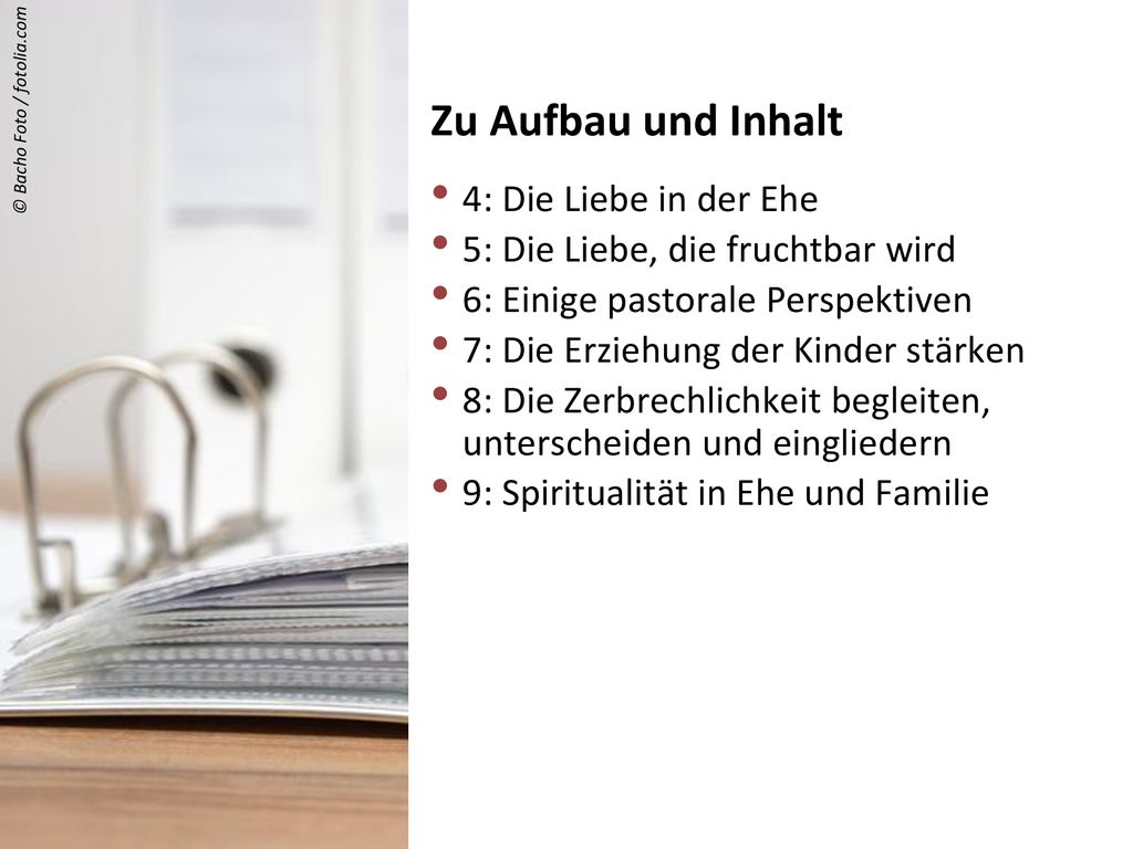 Zu Aufbau und Inhalt 4: Die Liebe in der Ehe
