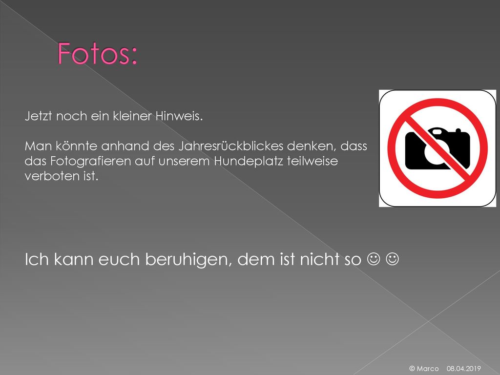 Fotos: Ich kann euch beruhigen, dem ist nicht so  