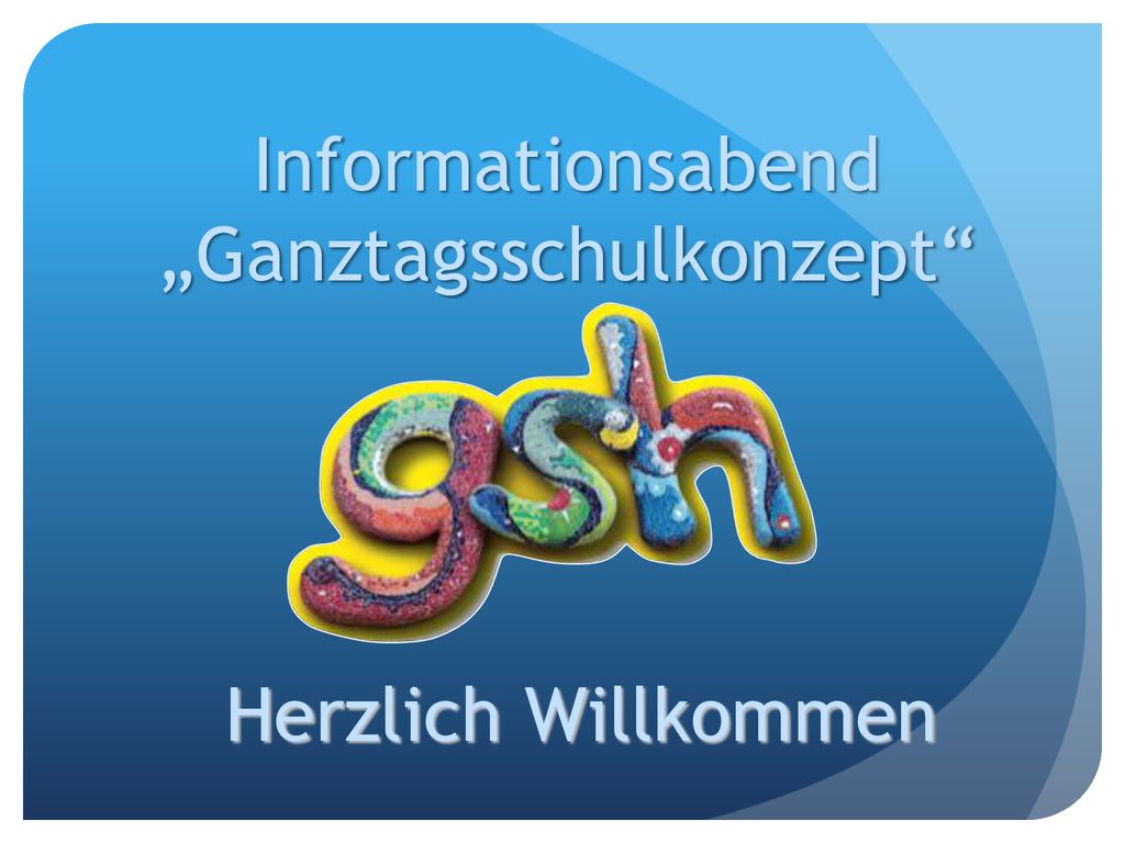 Informationsabend „Ganztagsschulkonzept