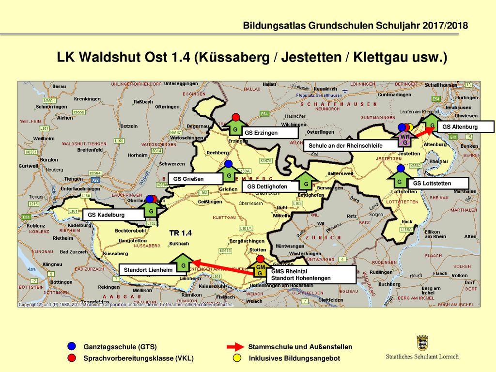 LK Waldshut Ost 1.4 (Küssaberg / Jestetten / Klettgau usw.)