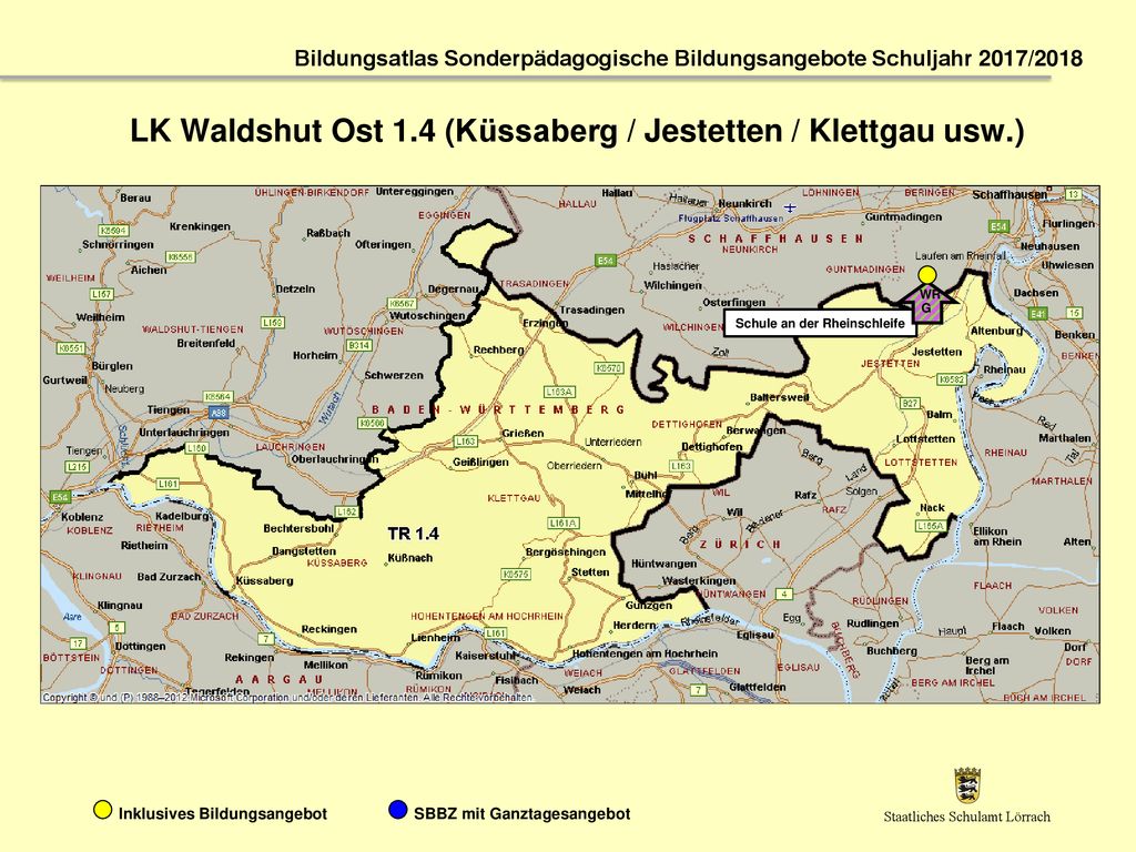 LK Waldshut Ost 1.4 (Küssaberg / Jestetten / Klettgau usw.)