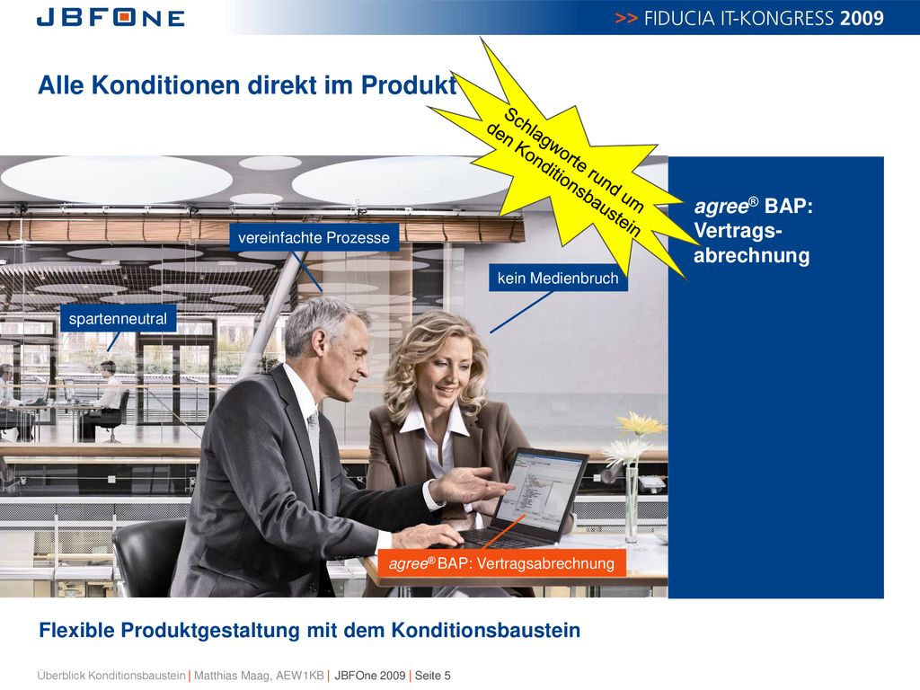 Alle Konditionen direkt im Produkt