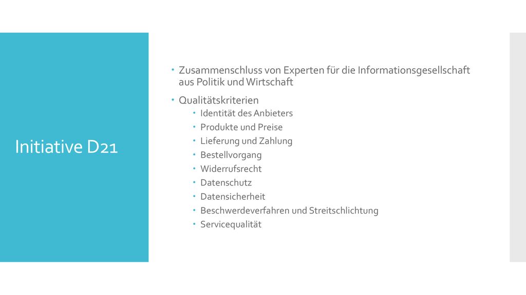 Zusammenschluss von Experten für die Informationsgesellschaft aus Politik und Wirtschaft