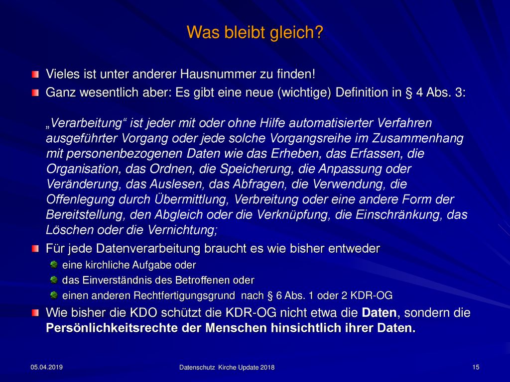 Was bleibt gleich Vieles ist unter anderer Hausnummer zu finden!