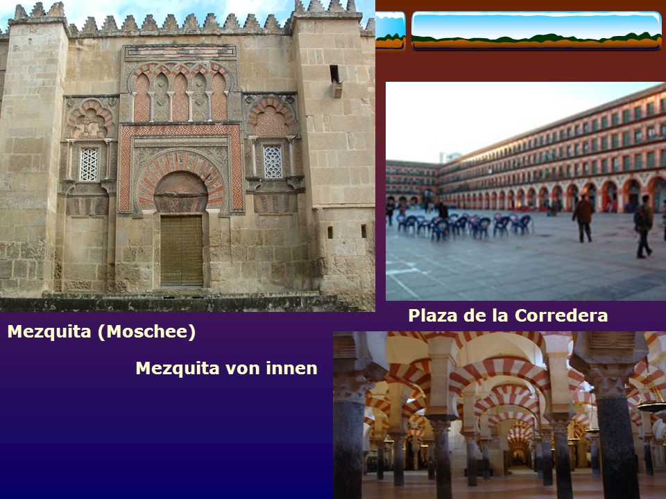 Córdoba Plaza de la Corredera Mezquita (Moschee) Mezquita von innen