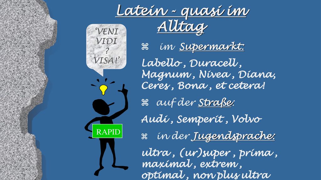 Latein - quasi im Alltag