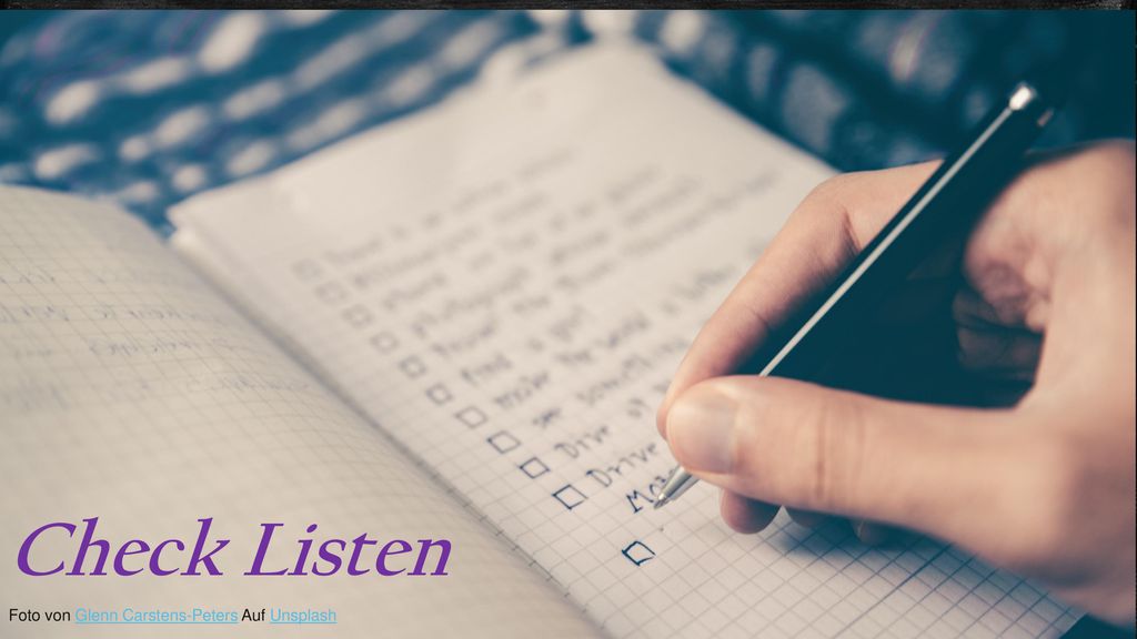 Check Listen Foto von Glenn Carstens-Peters Auf Unsplash