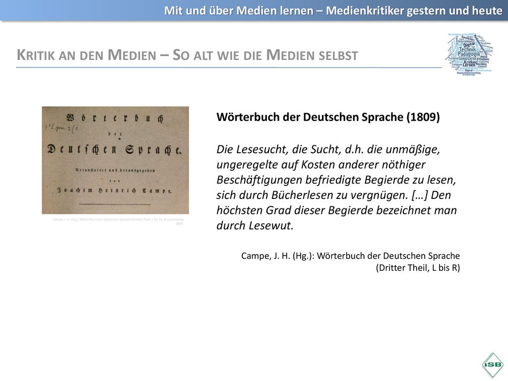 Kritik an den Medien – So alt wie die Medien selbst