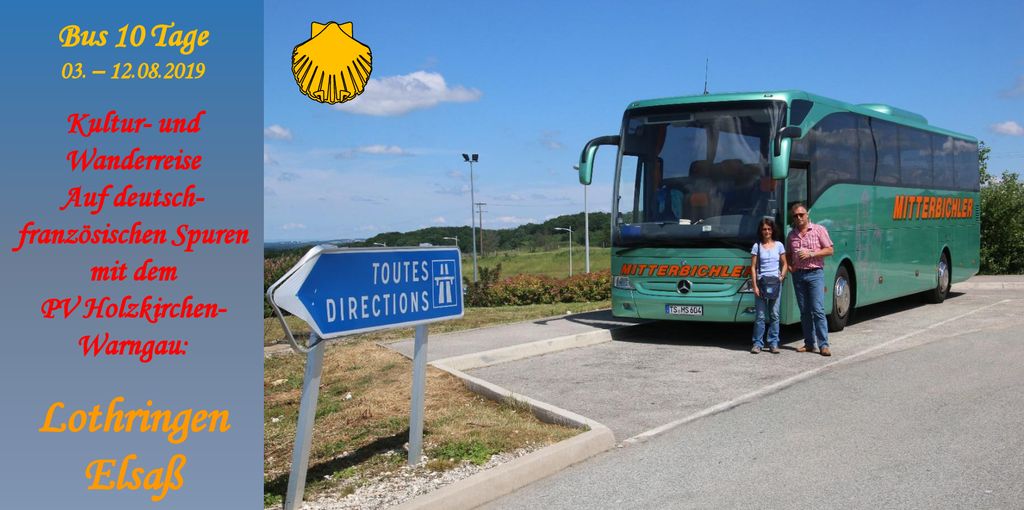Lothringen Elsaß Bus 10 Tage Kultur- und Wanderreise