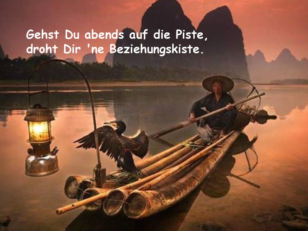 Gehst Du abends auf die Piste, droht Dir ne Beziehungskiste.