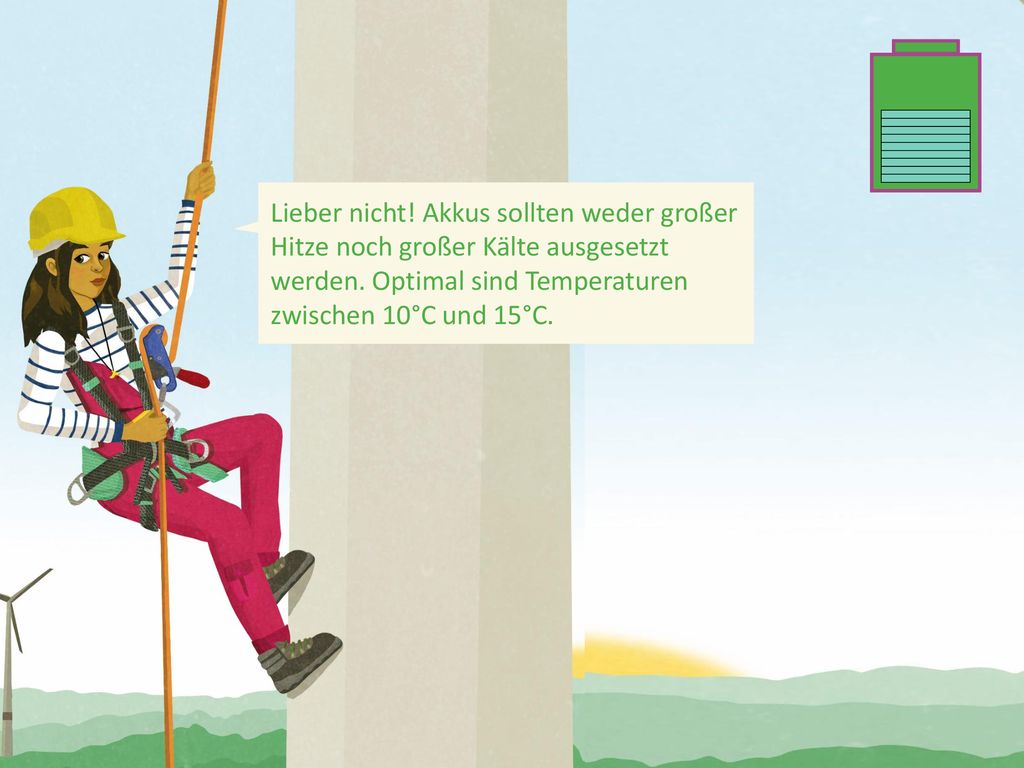 Lieber nicht. Akkus sollten weder großer Hitze noch großer Kälte ausgesetzt werden.