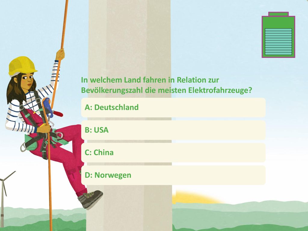 In welchem Land fahren in Relation zur Bevölkerungszahl die meisten Elektrofahrzeuge