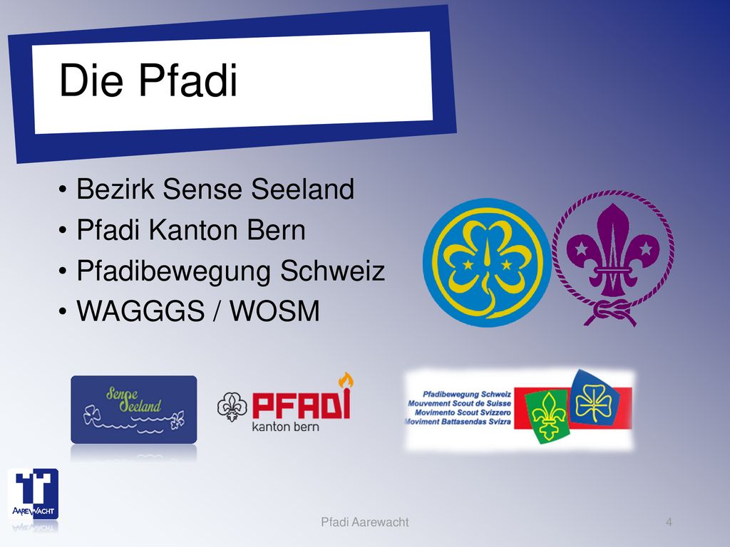 Die Pfadi Bezirk Sense Seeland Pfadi Kanton Bern Pfadibewegung Schweiz