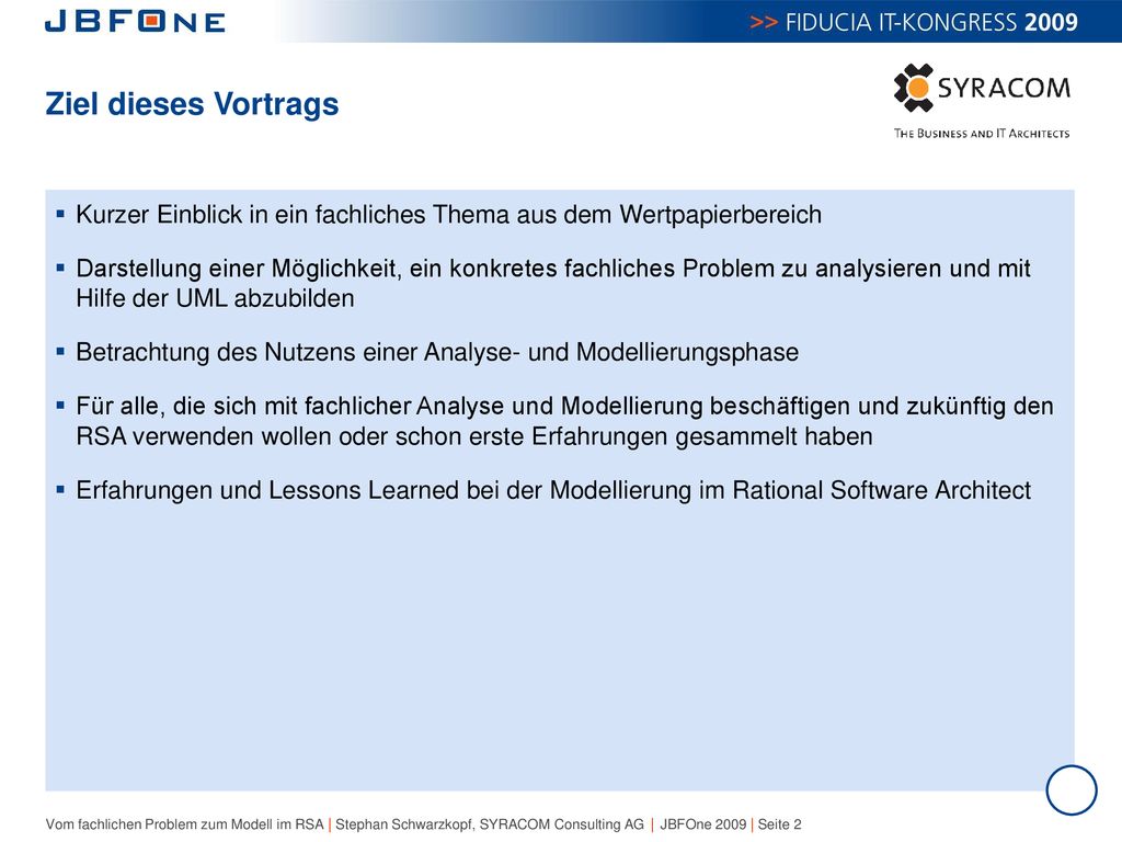 Ziel dieses Vortrags Kurzer Einblick in ein fachliches Thema aus dem Wertpapierbereich.