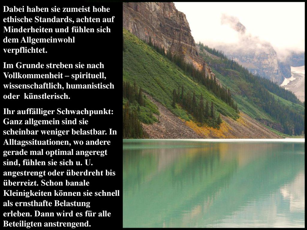 Dabei haben sie zumeist hohe ethische Standards, achten auf Minderheiten und fühlen sich dem Allgemeinwohl verpflichtet.