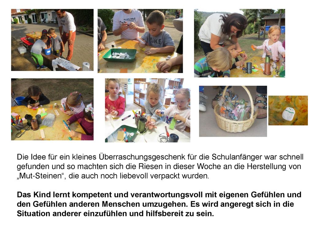 Die Idee für ein kleines Überraschungsgeschenk für die Schulanfänger war schnell