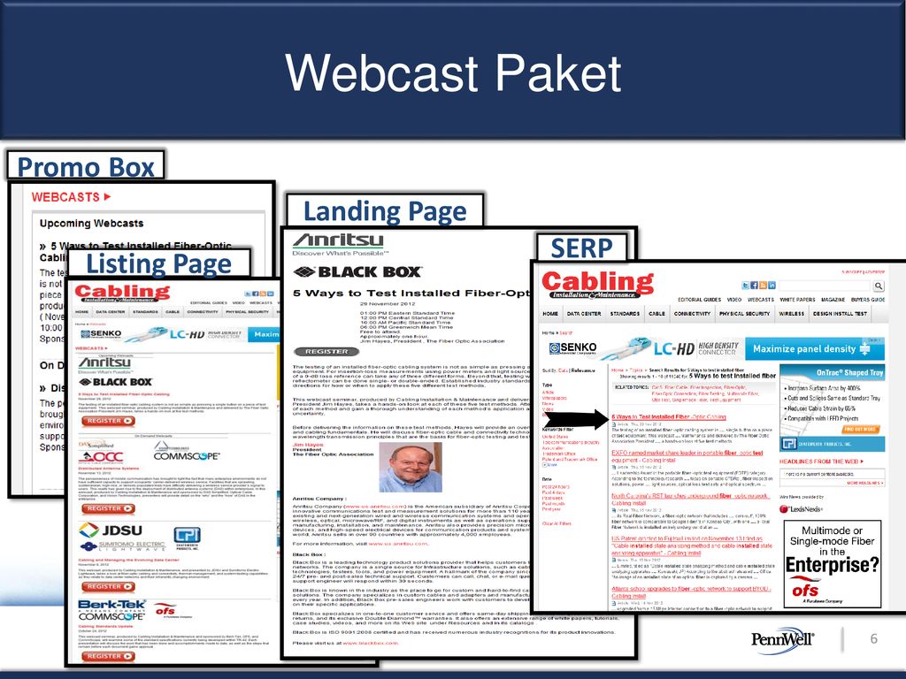 Webcast Paket Promo Box Landing Page SERP Listing Page