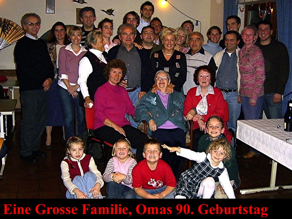 Eine Grosse Familie, Omas 90. Geburtstag