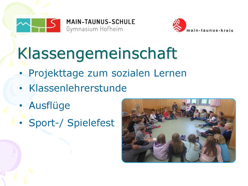 Klassengemeinschaft Projekttage zum sozialen Lernen