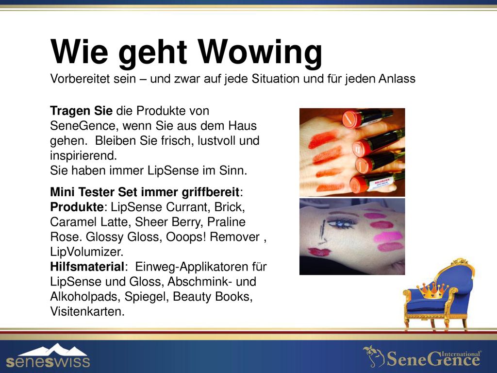 Wie geht Wowing Vorbereitet sein – und zwar auf jede Situation und für jeden Anlass