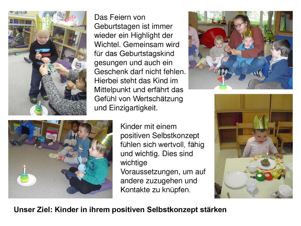 Das Feiern von Geburtstagen ist immer wieder ein Highlight der Wichtel