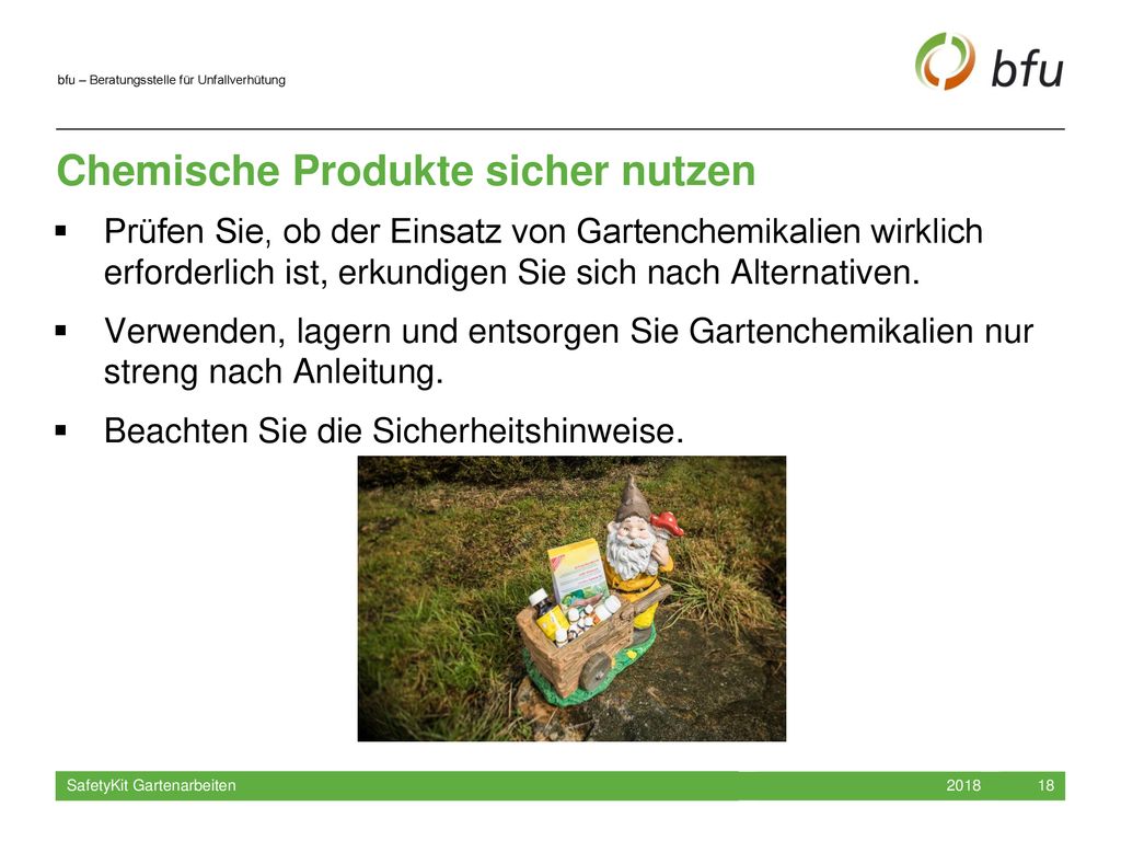 Chemische Produkte sicher nutzen