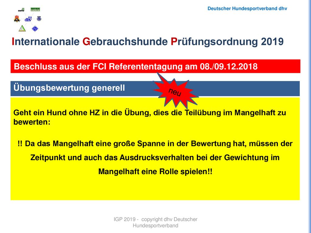 IGP copyright dhv Deutscher Hundesportverband