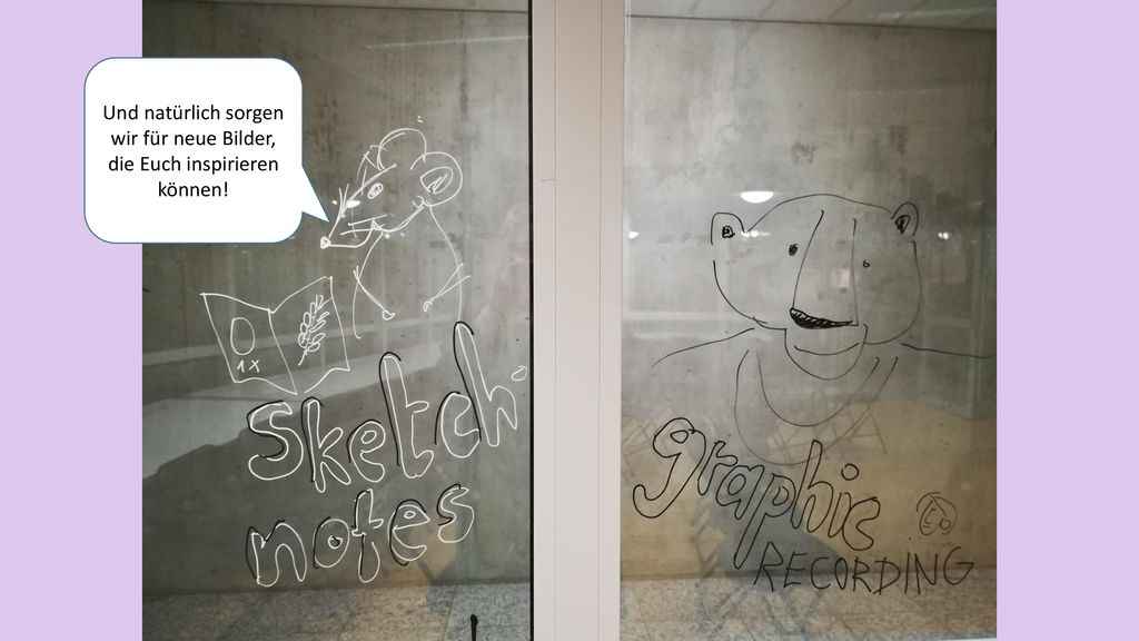 Und natürlich sorgen wir für neue Bilder, die Euch inspirieren können!