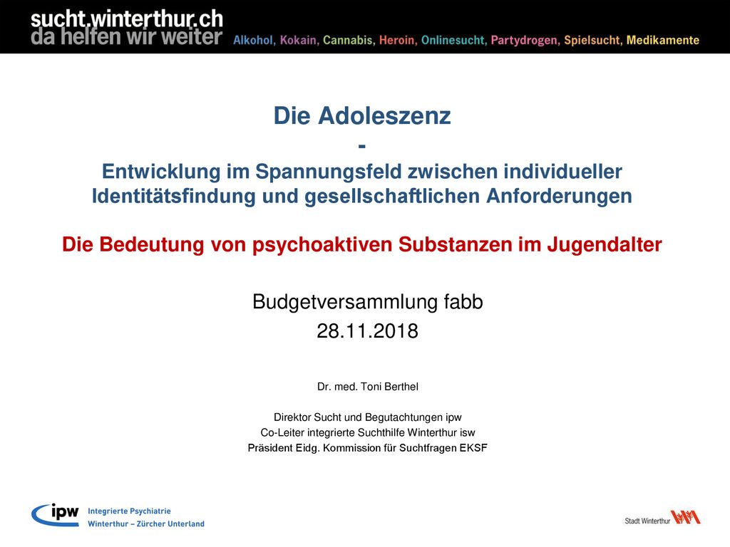 Die Adoleszenz - Entwicklung im Spannungsfeld zwischen individueller Identitätsfindung und gesellschaftlichen Anforderungen Die Bedeutung von psychoaktiven Substanzen im Jugendalter