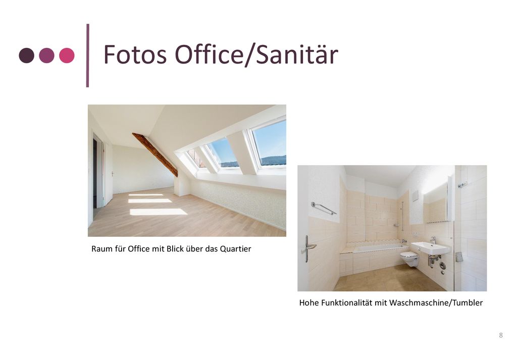 Fotos Office/Sanitär Raum für Office mit Blick über das Quartier