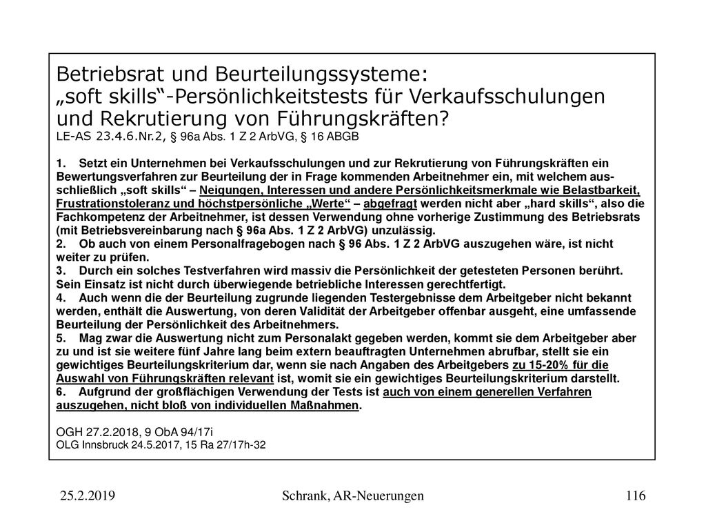 Arbeitsrechtliche Neuerungen Ppt Herunterladen