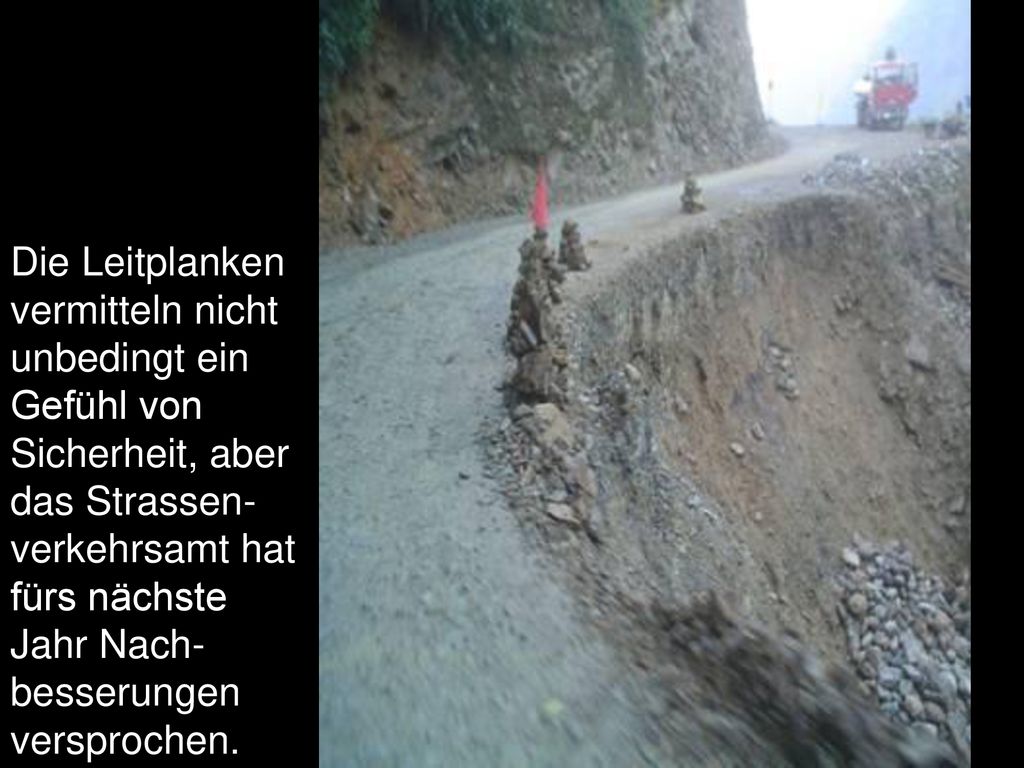 Die Leitplanken vermitteln nicht unbedingt ein Gefühl von Sicherheit, aber das Strassen-verkehrsamt hat fürs nächste Jahr Nach-besserungen versprochen.