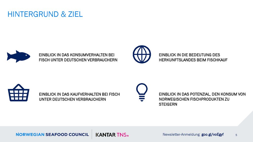 HINTERGRUND & ZIEL EINBLICK IN DAS KONSUMVERHALTEN BEI FISCH UNTER DEUTSCHEN VERBRAUCHERN.