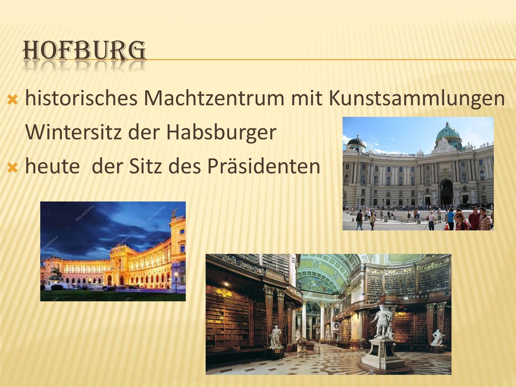 hofburg historisches Machtzentrum mit Kunstsammlungen