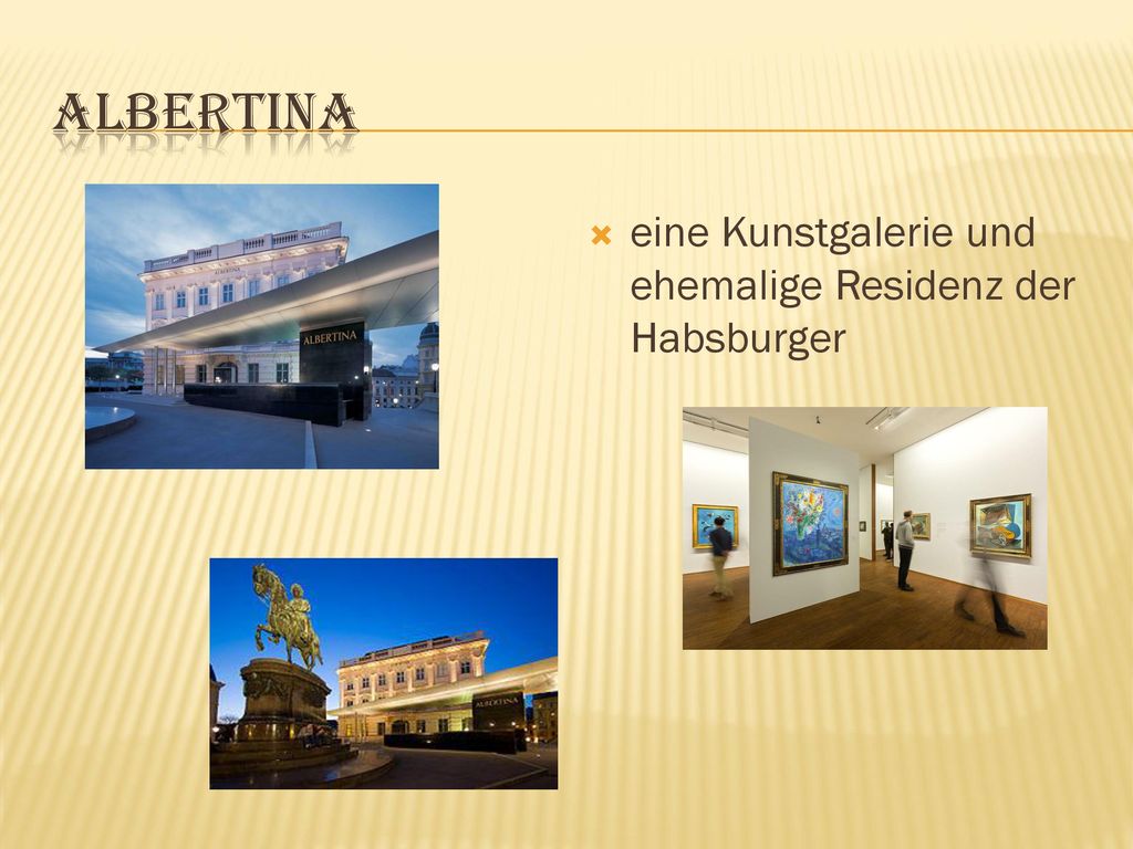 Albertina eine Kunstgalerie und ehemalige Residenz der Habsburger