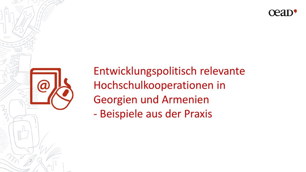 Entwicklungspolitisch relevante Hochschulkooperationen in Georgien und Armenien - Beispiele aus der Praxis
