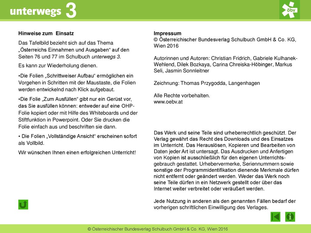 Impressum. © Österreichischer Bundesverlag Schulbuch GmbH & Co. KG, Wien