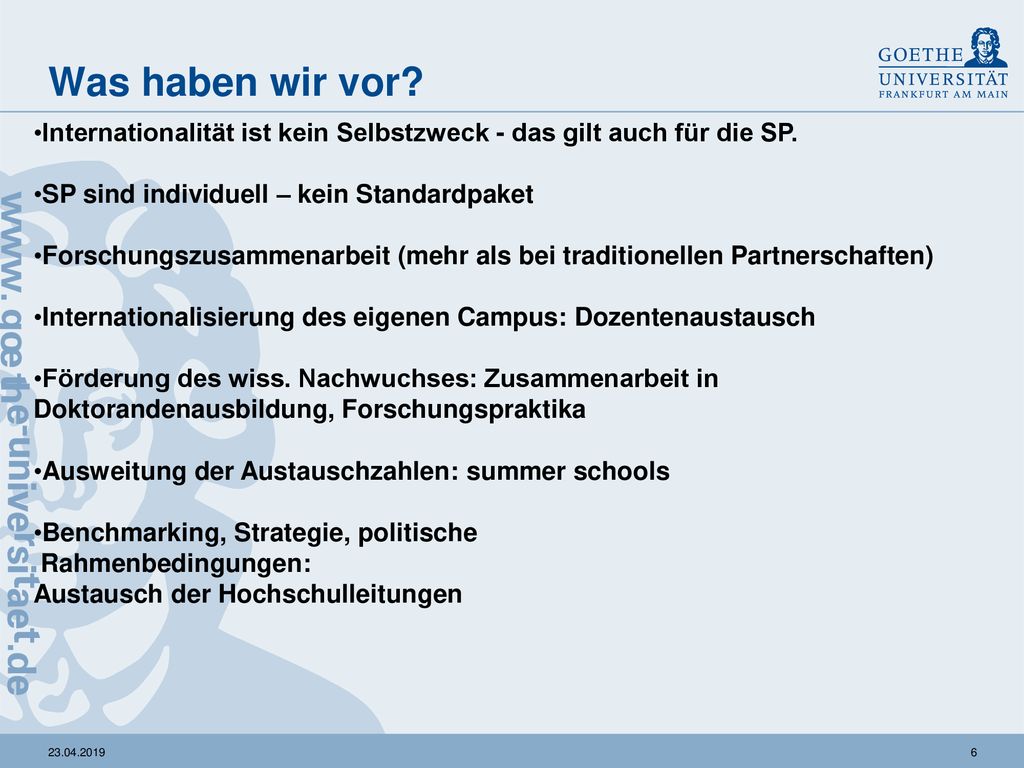 Was haben wir vor Internationalität ist kein Selbstzweck - das gilt auch für die SP. SP sind individuell – kein Standardpaket.