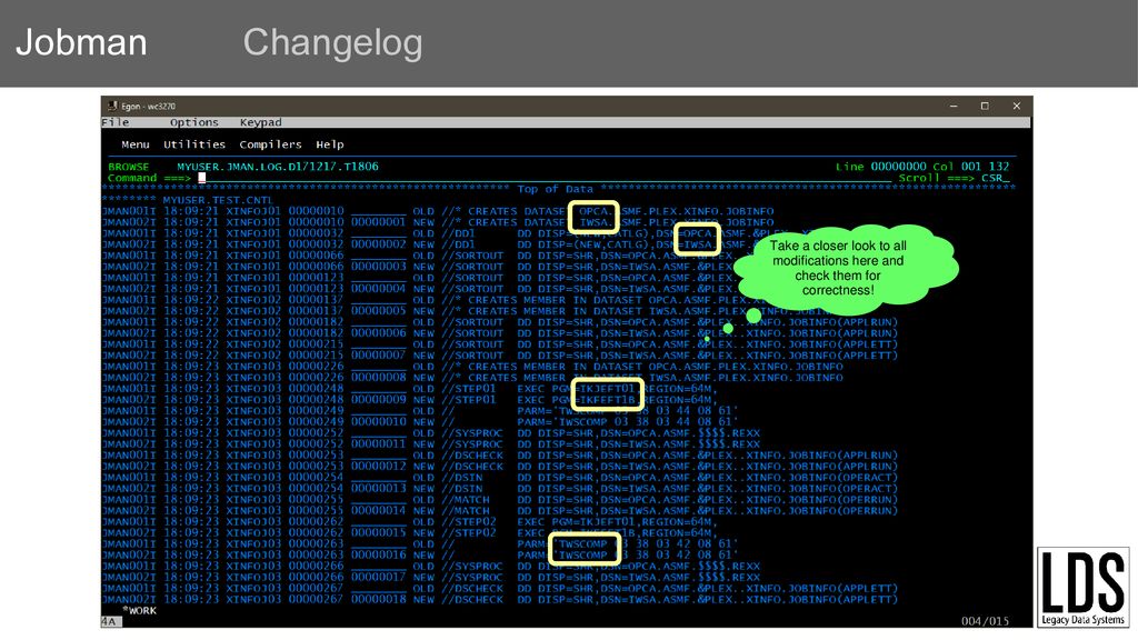 Changelog Take a closer look to all modifications here and check them for correctness!
