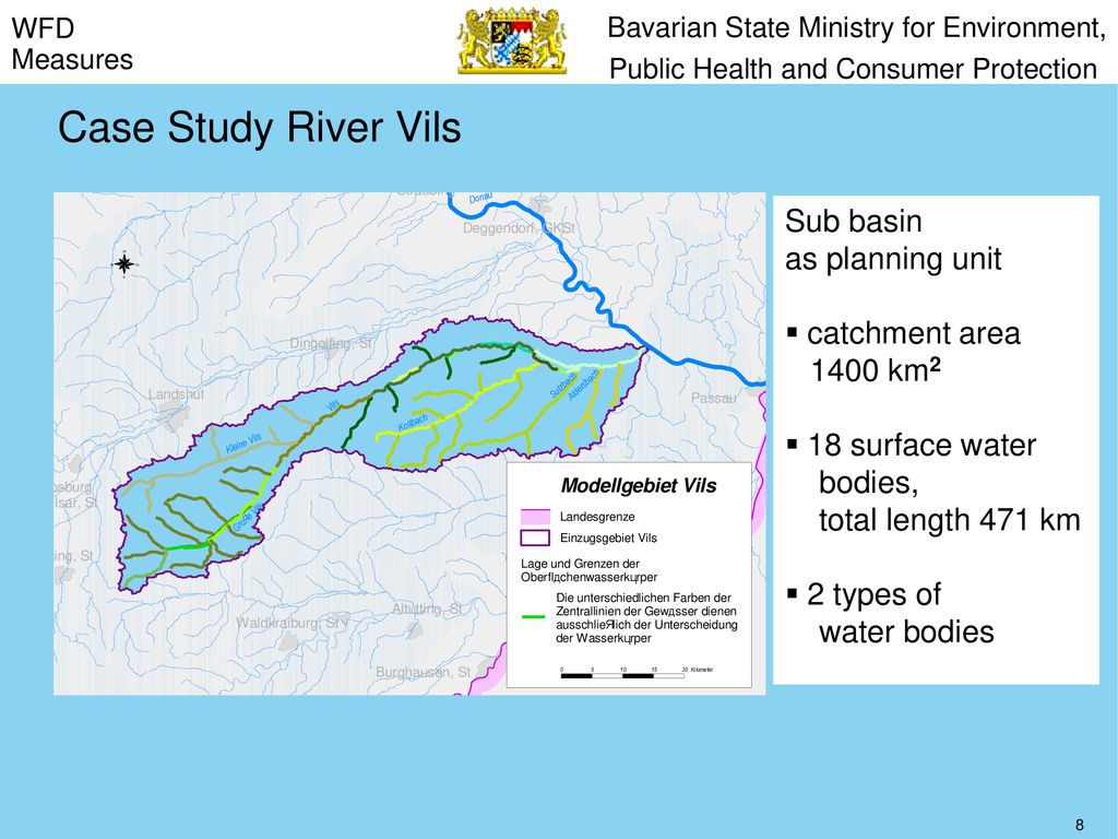 Case Study River Vils Sub basin as planning unit catchment area
