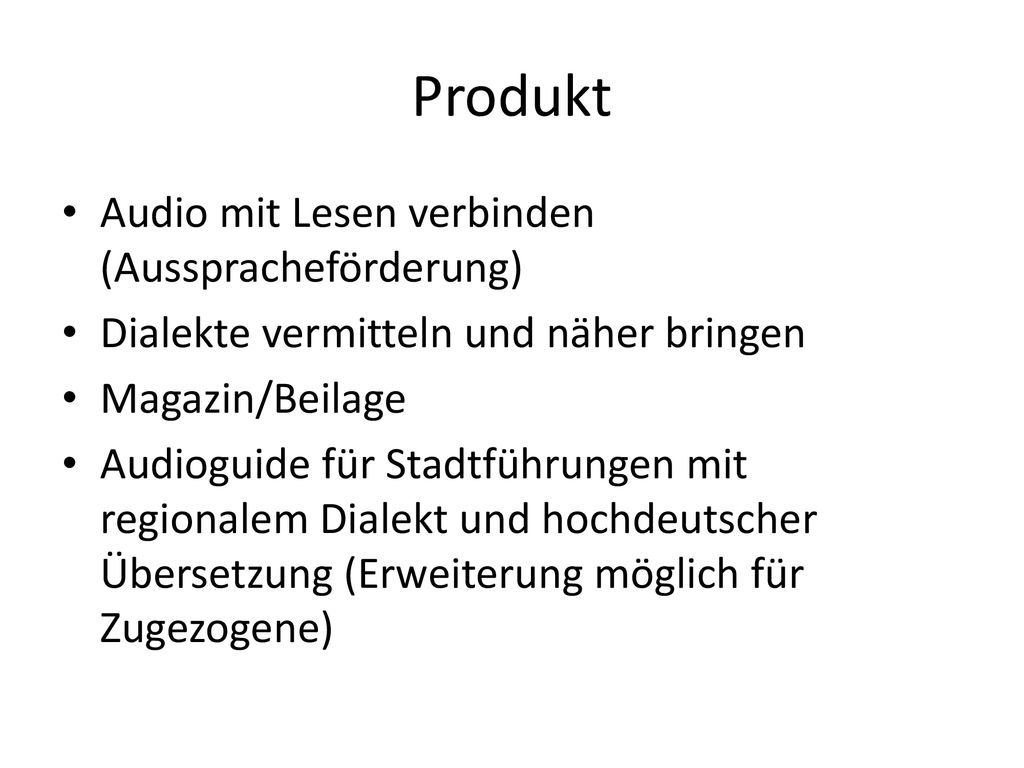 Produkt Audio mit Lesen verbinden (Ausspracheförderung)