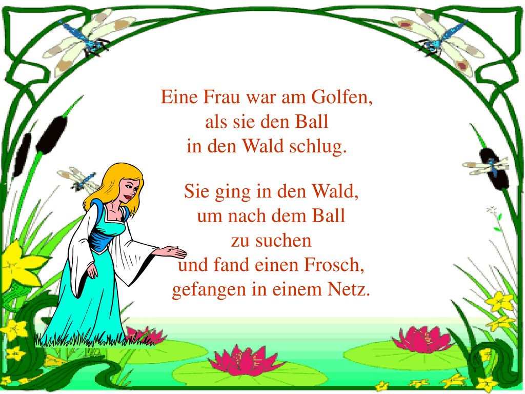 Eine Frau war am Golfen, als sie den Ball in den Wald schlug.
