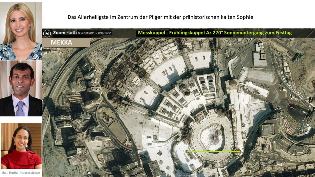 Das Allerheiligste im Zentrum der Pilger mit der prähistorischen kalten Sophie