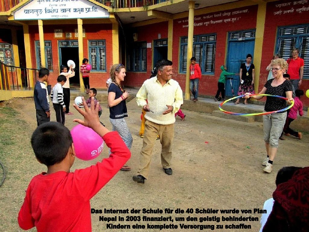 Das Internat der Schule für die 40 Schüler wurde von Plan