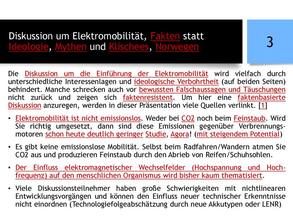 Diskussion um Elektromobilität, Fakten statt Ideologie, Mythen und Klischees, Norwegen