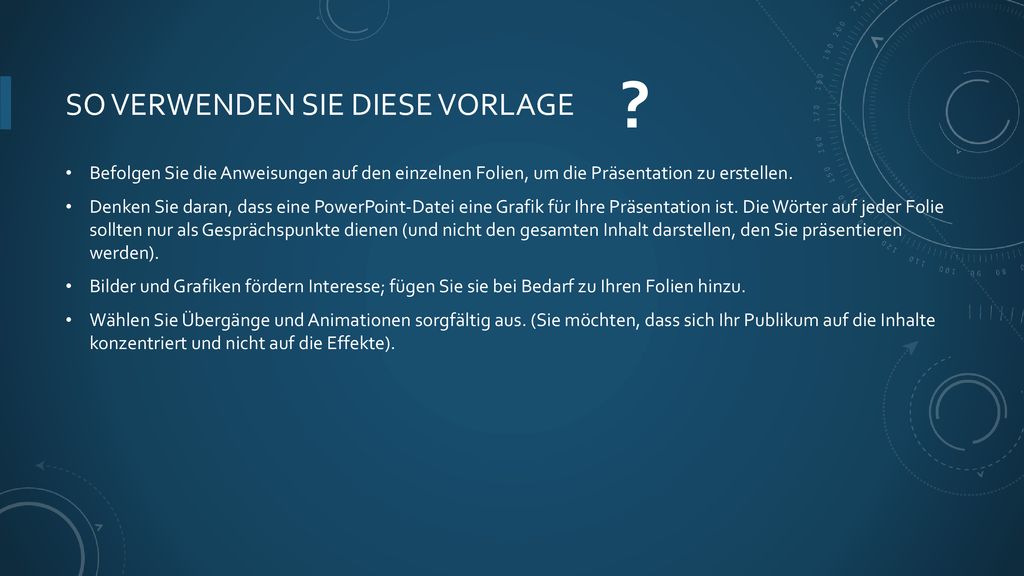 So Verwenden Sie Diese Vorlage Ppt Herunterladen