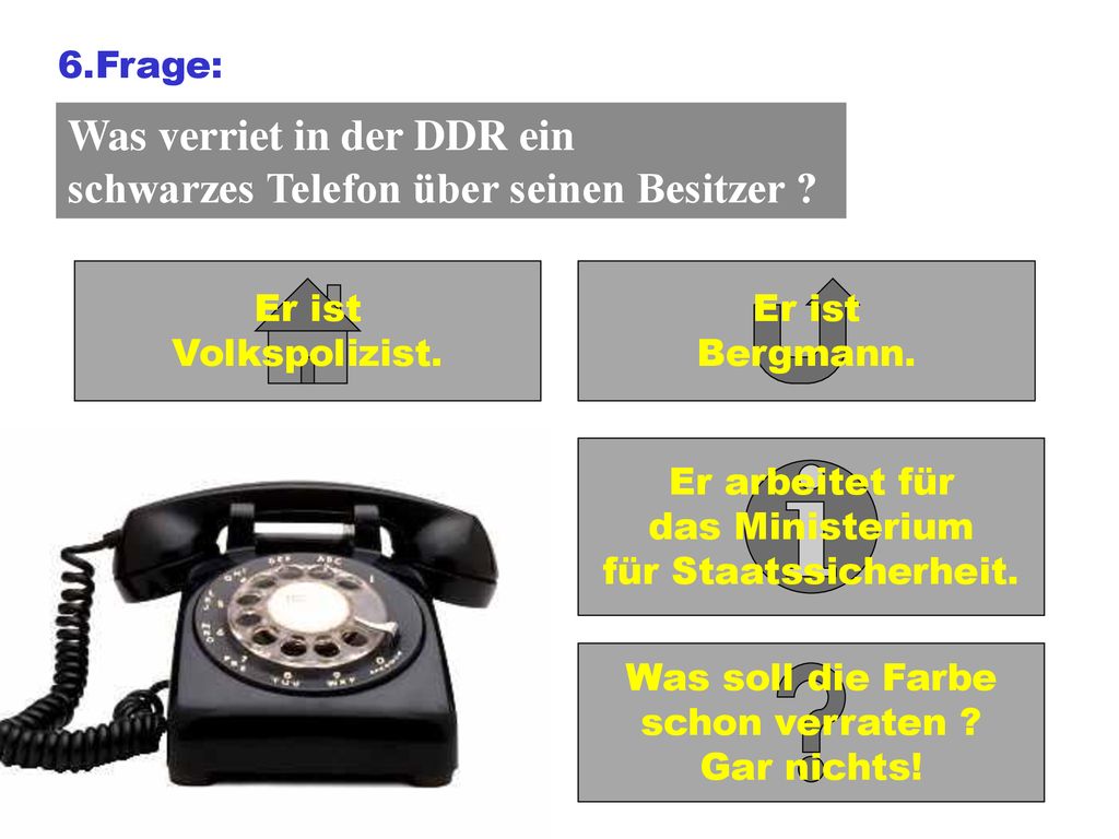 Was verriet in der DDR ein schwarzes Telefon über seinen Besitzer
