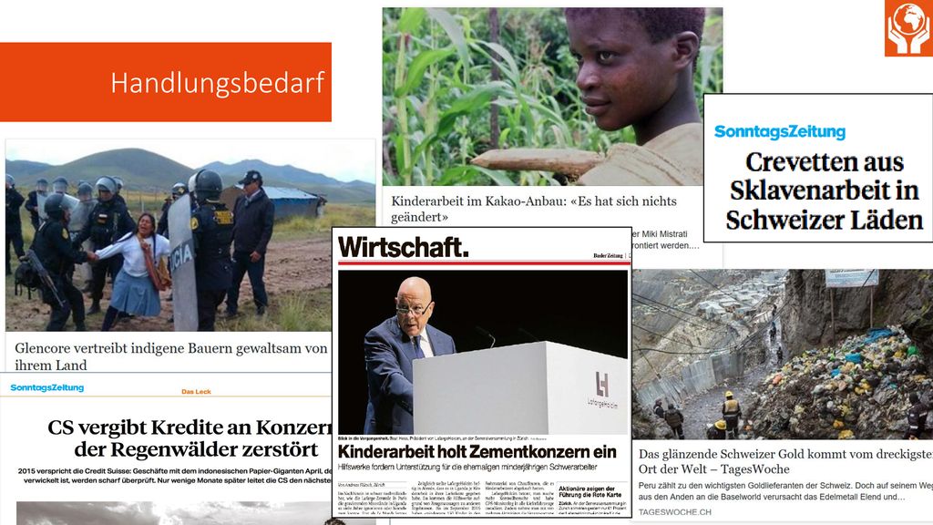 Handlungsbedarf Immer wieder sorgen Schweizer Konzerne mit Menschenrechtsverletzungen für Schlagzeilen.