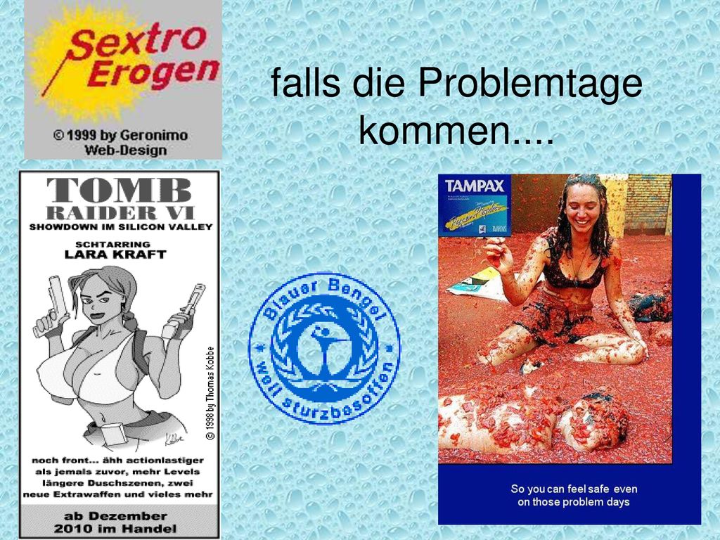 falls die Problemtage kommen....