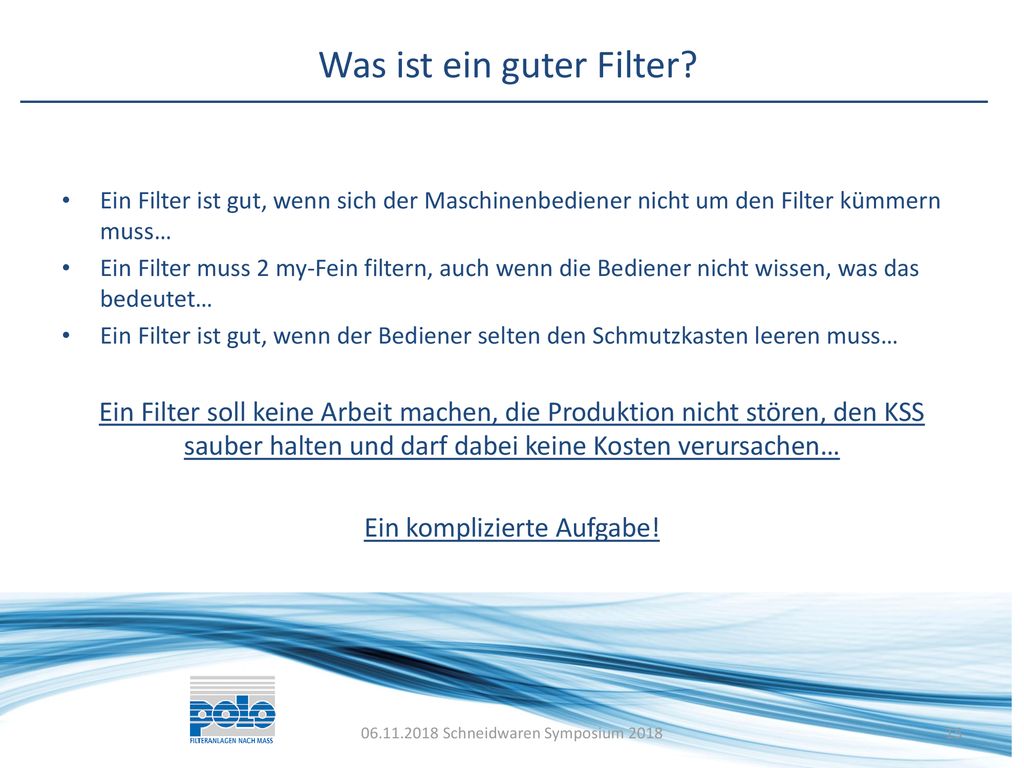 Was ist ein guter Filter